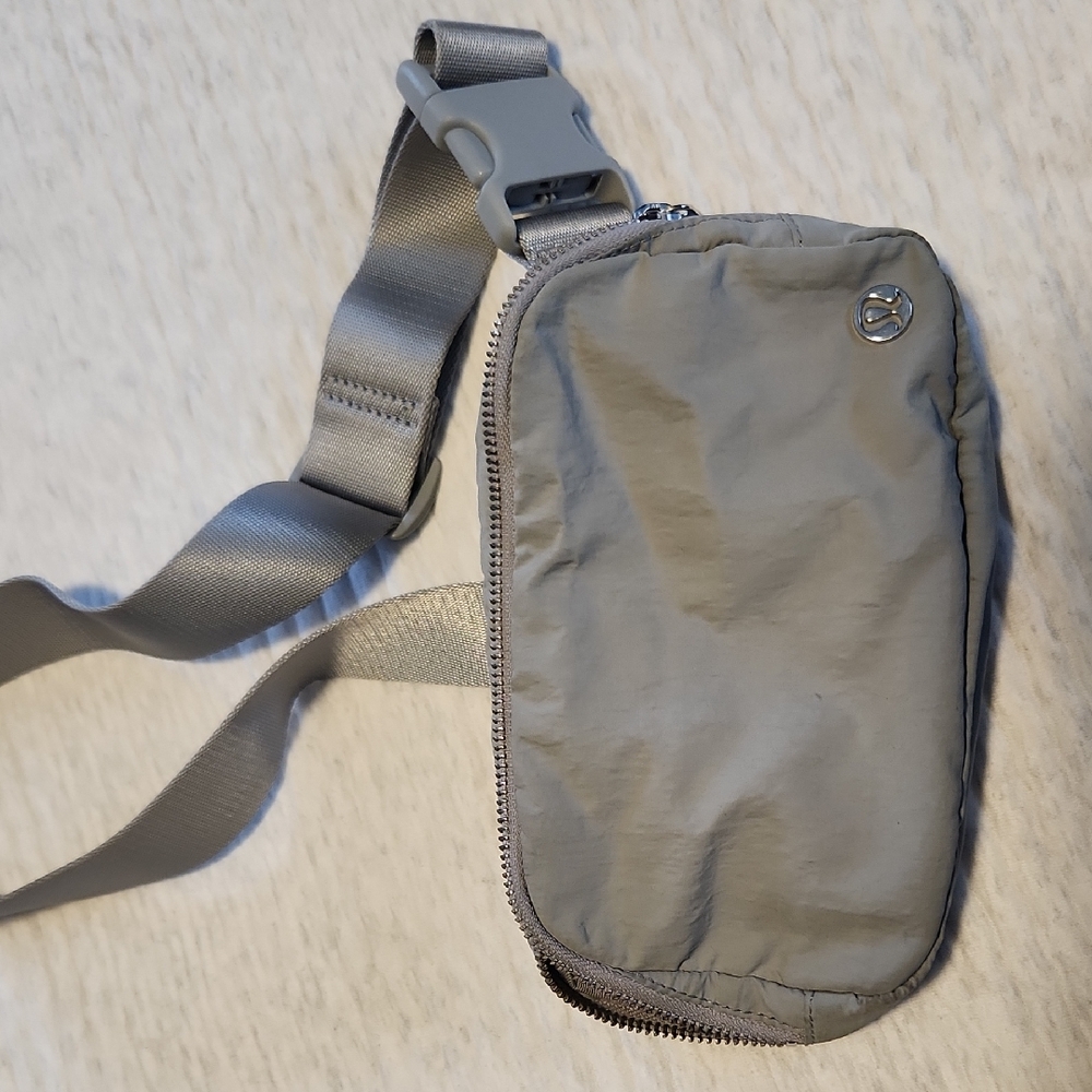 Gray Crossbody Bag